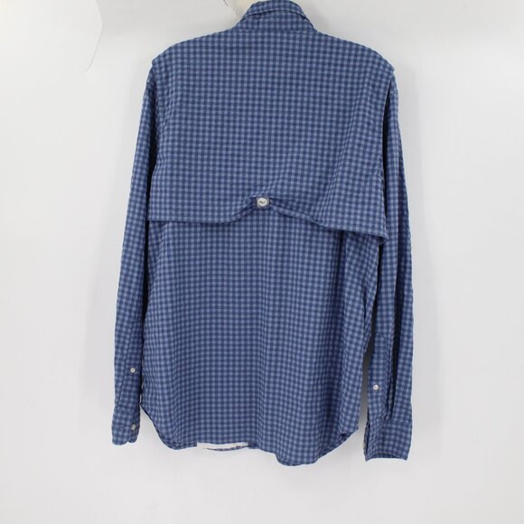 Vineyard Vines Harbor Shirt Mens Small Plaid Performance Vented Button Down fish - Picture 8 of 14